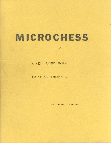 Microchess: A Chess Playing Program for the 6502 Microcomputer